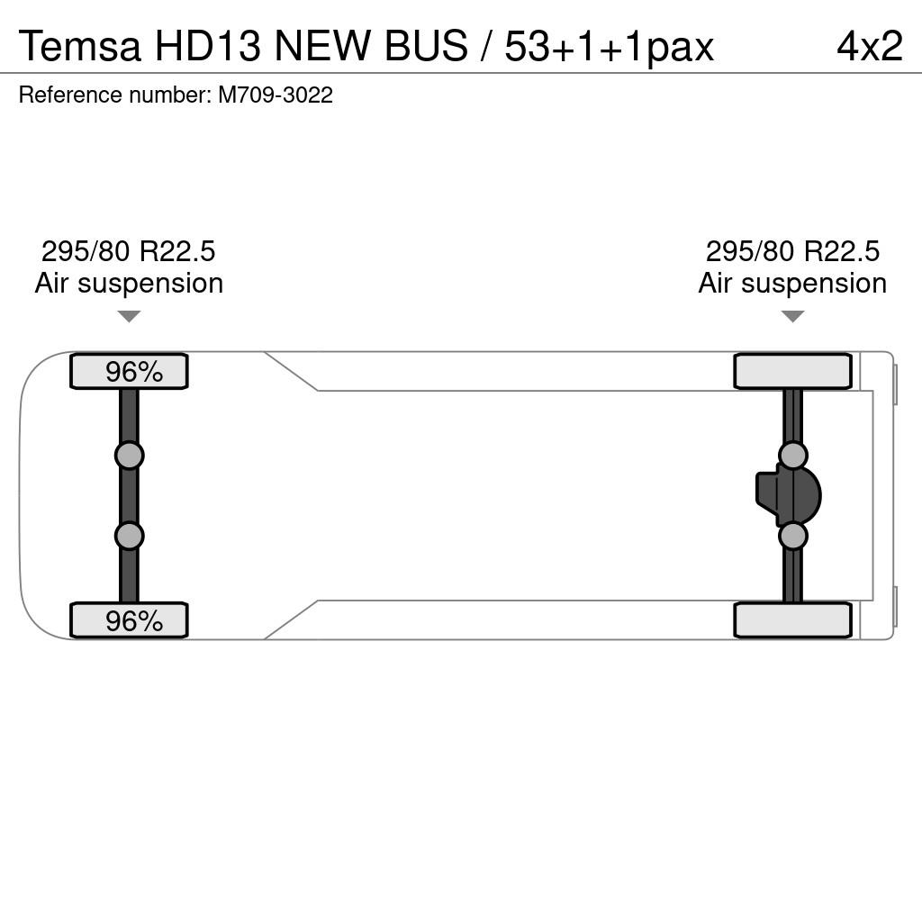 Temsa HD13 NEW BUS / 53+1+1pax Putnički autobusi