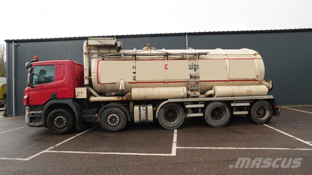 Scania P 380 – 10x4 blow and suck truck Camiones cisternas