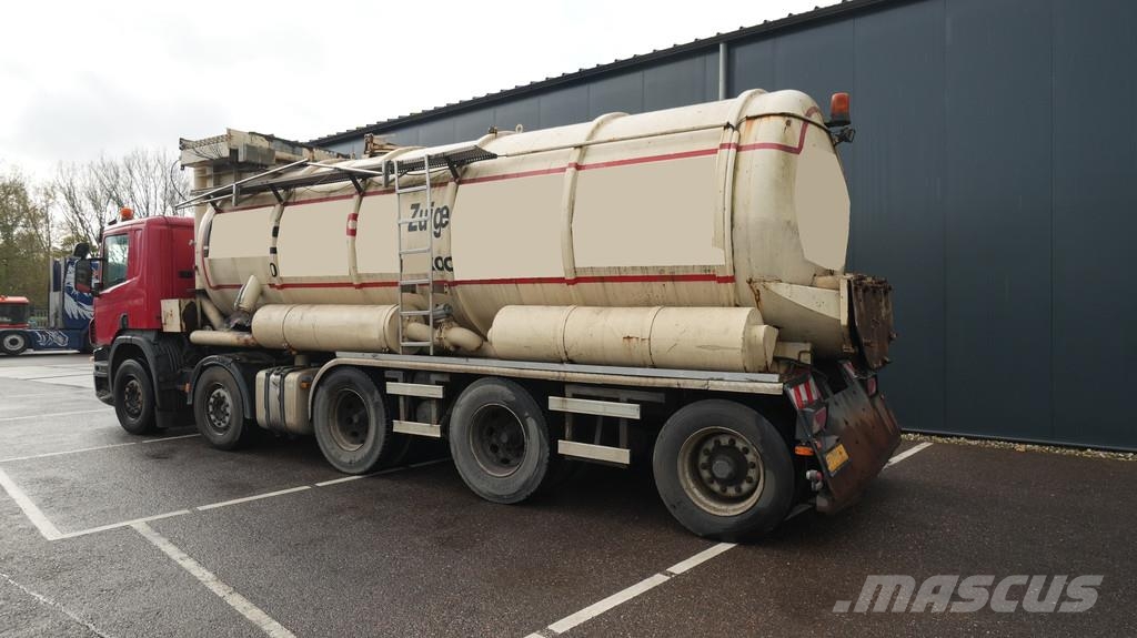 Scania P 380 – 10x4 blow and suck truck Camiones cisternas
