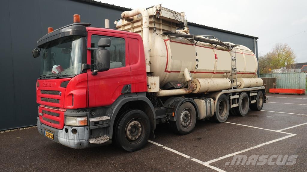 Scania P 380 – 10x4 blow and suck truck Camiones cisternas
