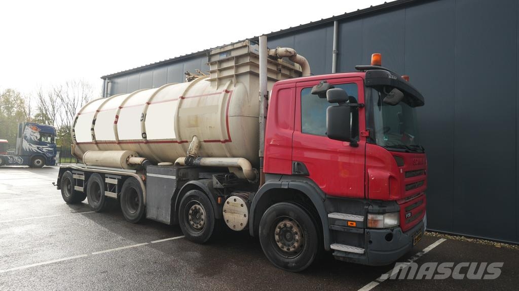 Scania P 380 – 10x4 blow and suck truck Camiones cisternas