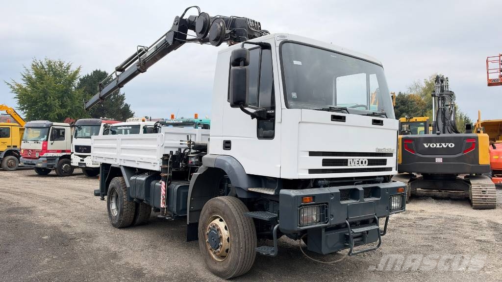 Iveco EUROTRAKKER 190E304X4 stake body - crane Hiab 175 平ボディー