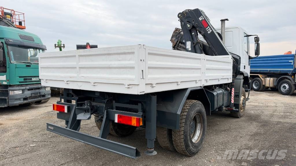 Iveco EUROTRAKKER 190E304X4 stake body - crane Hiab 175 平ボディー