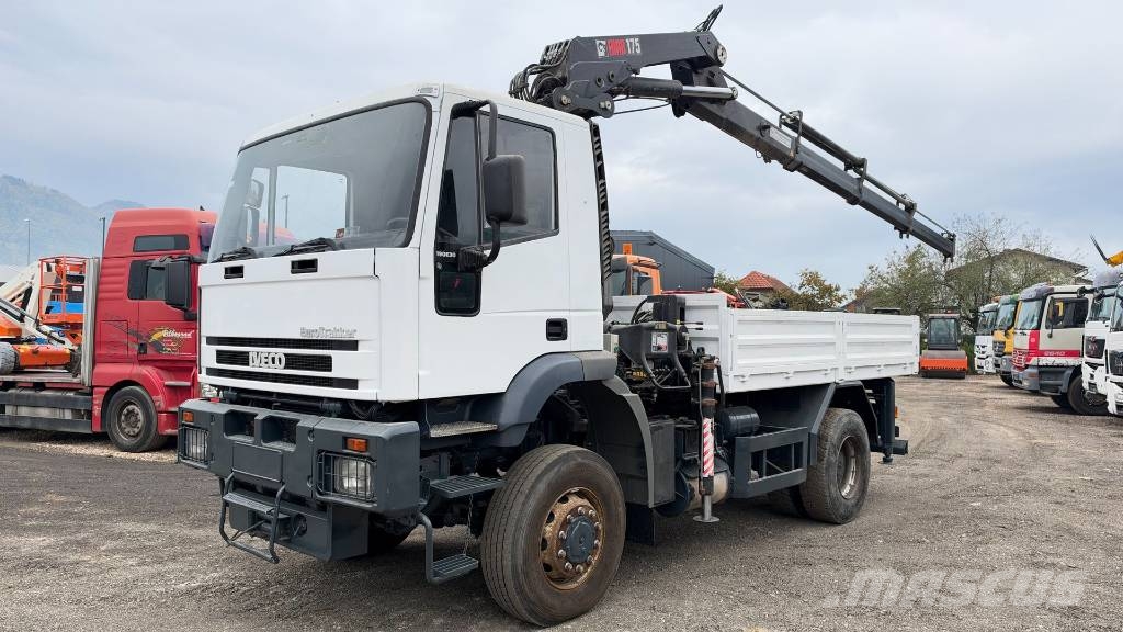 Iveco EUROTRAKKER 190E304X4 stake body - crane Hiab 175 平ボディー