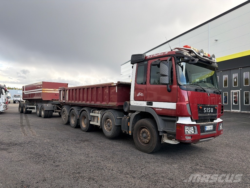 Sisu Polar 550 10x4 Fullerilla ダンプ