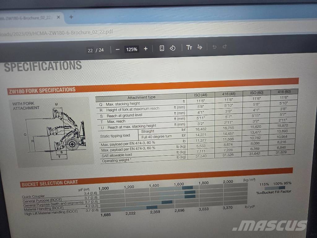 Hitachi ZW 180-6, High dump 8cm, tires L5 90% ok Radlader