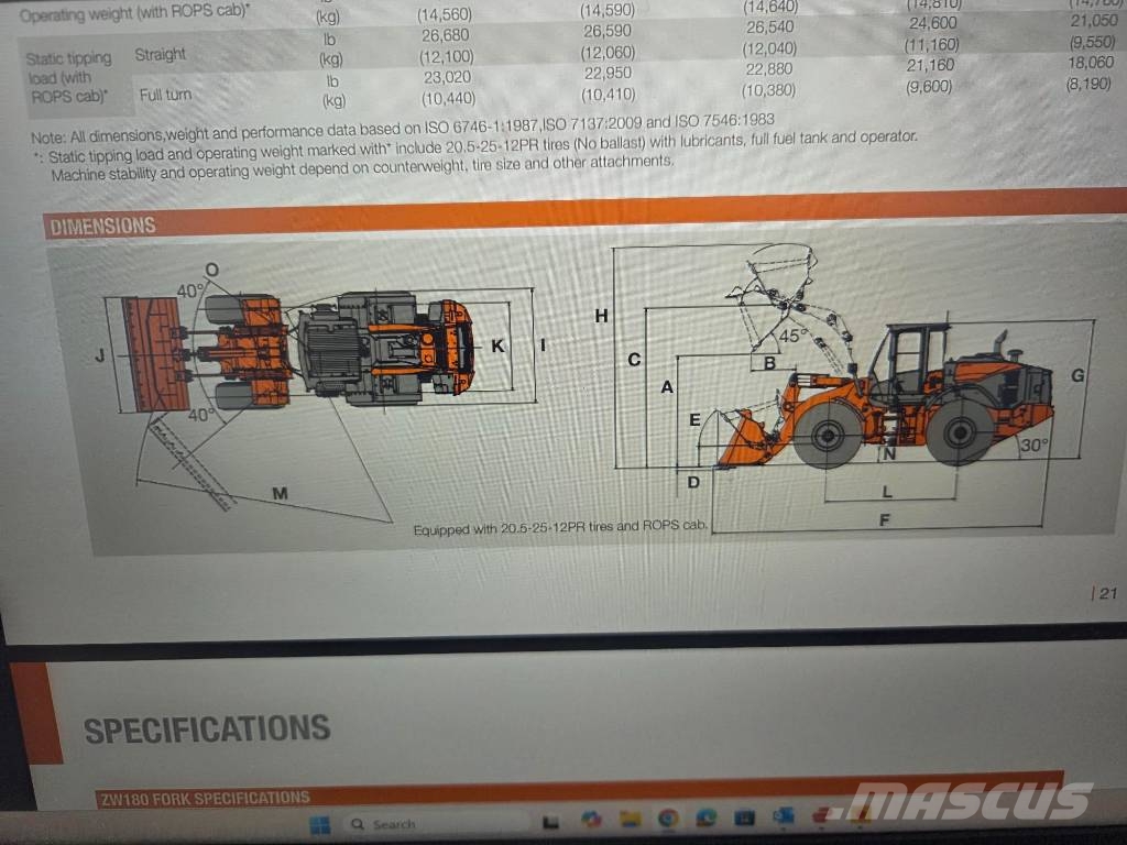 Hitachi ZW 180-6, High dump 8cm, tires L5 90% ok Radlader
