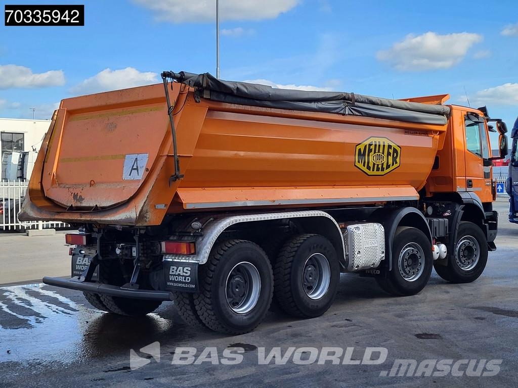 Iveco Trakker 410 8X4 Meiller tipper Steel suspension Bi Kiper tovornjaki