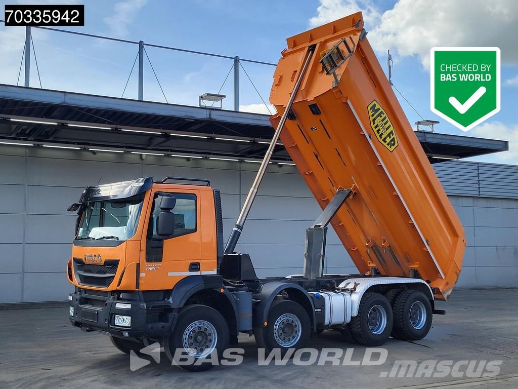 Iveco Trakker 410 8X4 Meiller tipper Steel suspension Bi Kiper tovornjaki