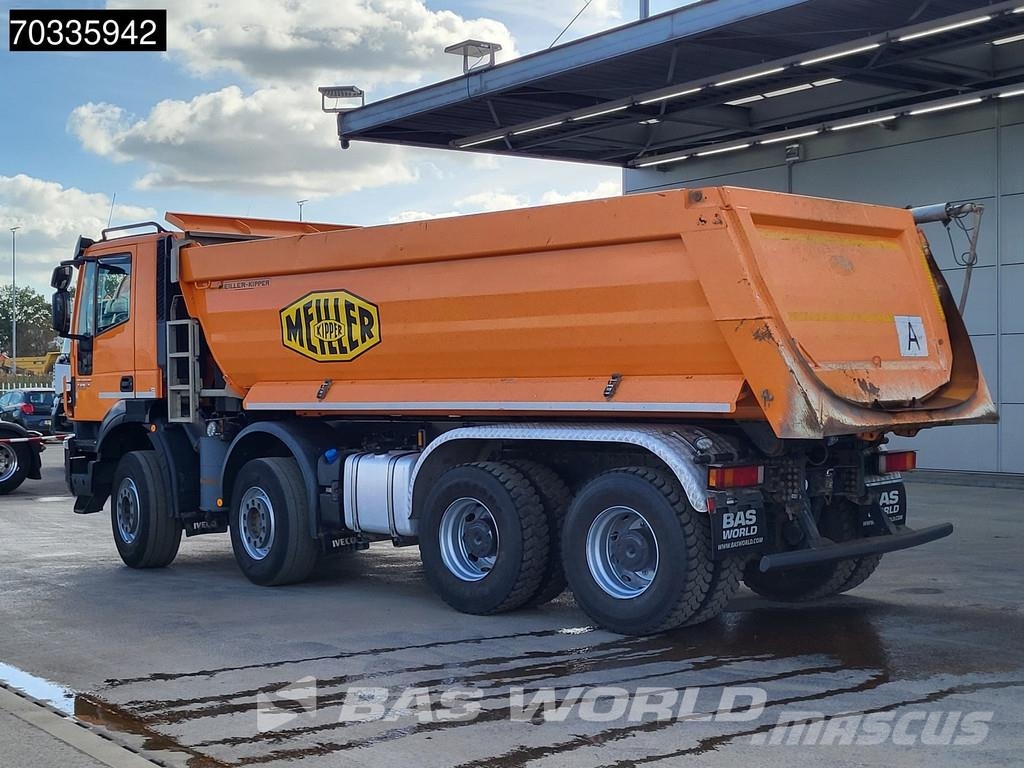 Iveco Trakker 410 8X4 Meiller tipper Steel suspension Bi Kiper tovornjaki