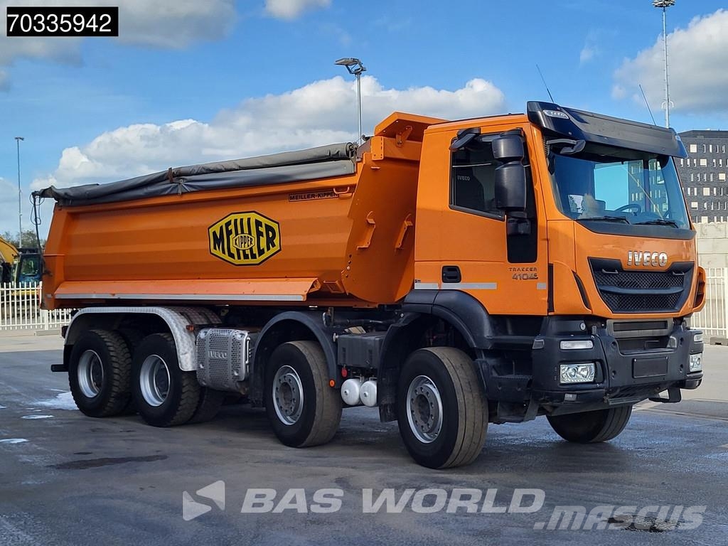 Iveco Trakker 410 8X4 Meiller tipper Steel suspension Bi Kiper tovornjaki
