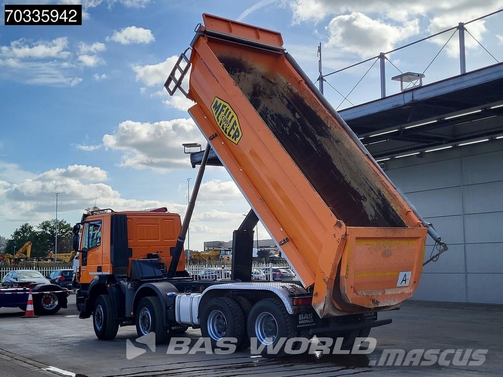 Iveco Trakker 410 8X4 Meiller tipper Steel suspension Bi Kiper tovornjaki