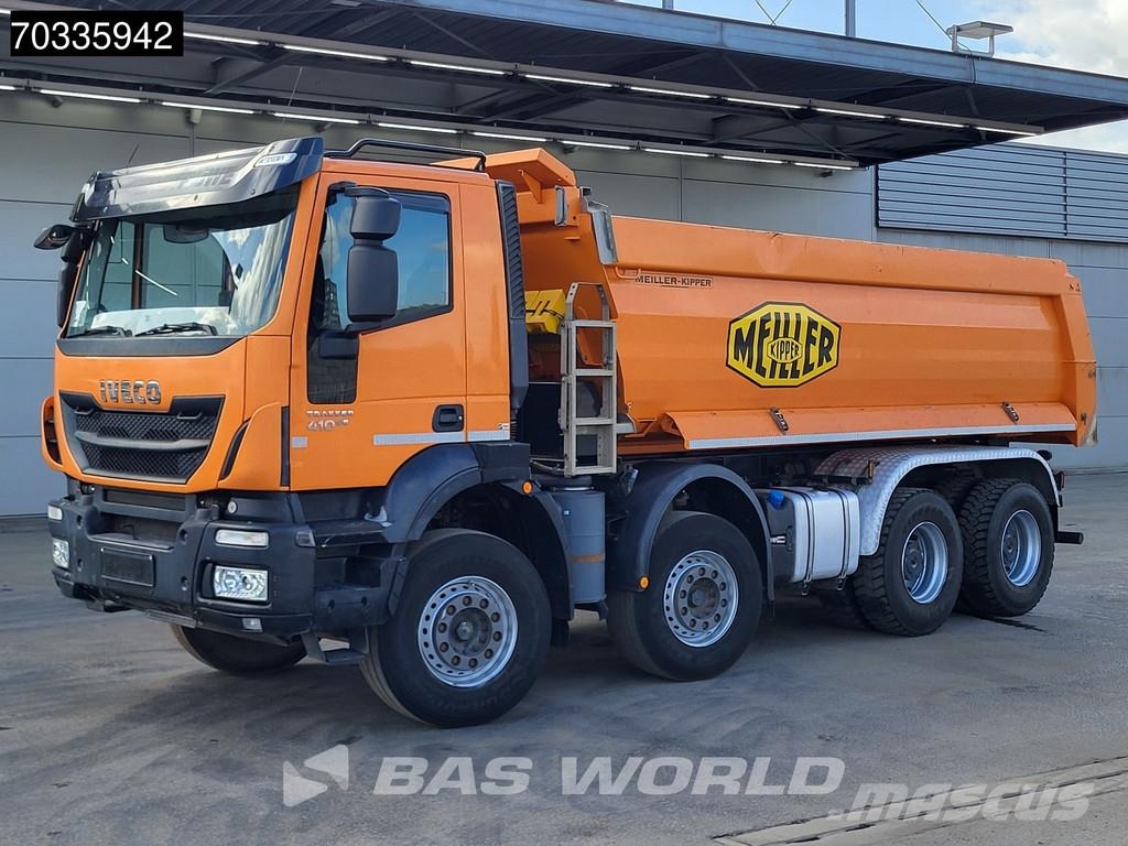 Iveco Trakker 410 8X4 Meiller tipper Steel suspension Bi Kiper tovornjaki