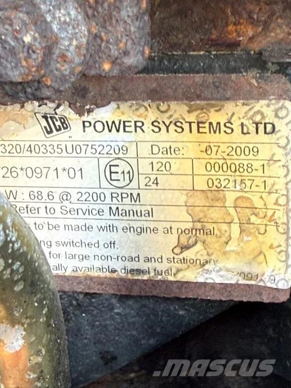 JCB 3cx Manual engine ! Graaf-laadcombinaties