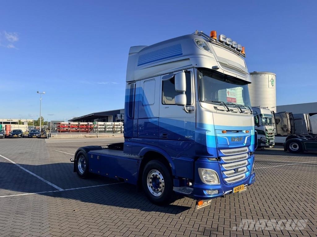 DAF XF 480 FT automaat, hydrauliek, 9t vooras. Trekkers