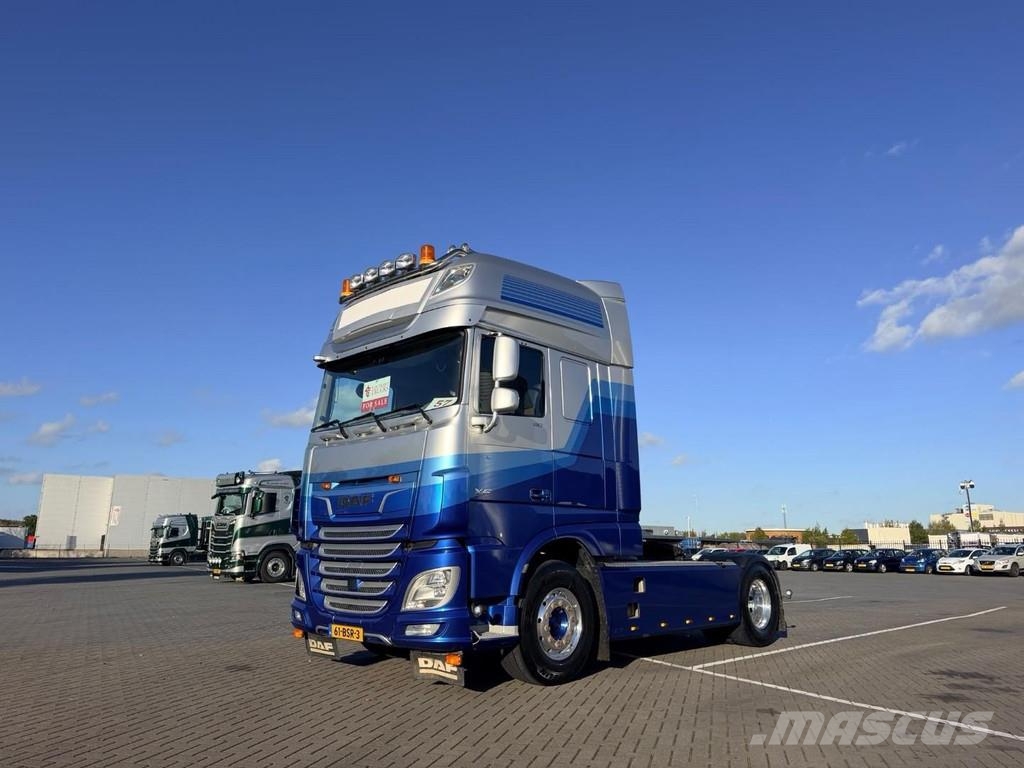 DAF XF 480 FT automaat, hydrauliek, 9t vooras. Trekkers