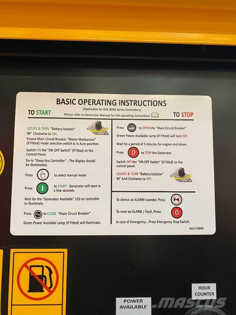JCB G100RS Dizel generatori