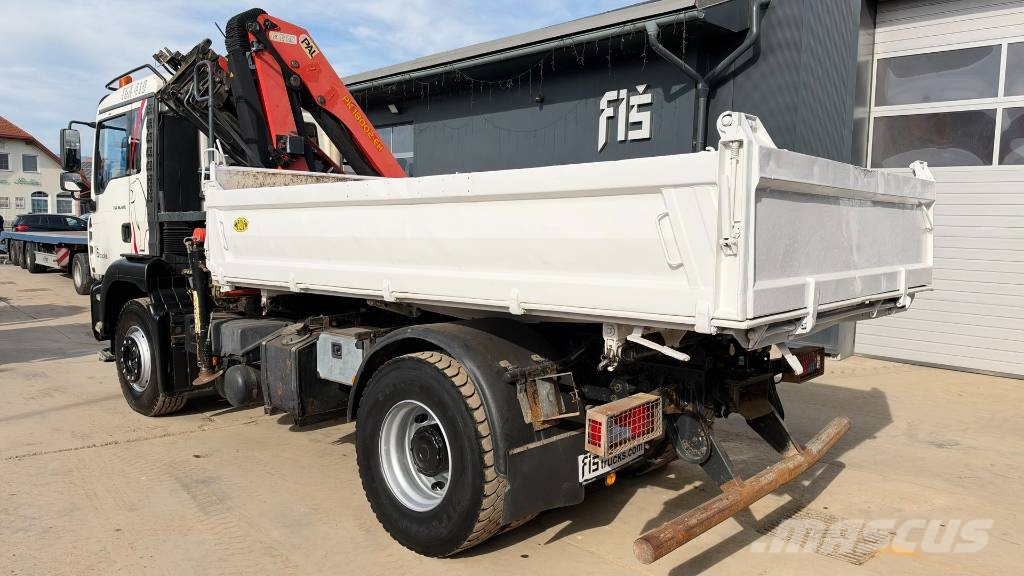 MAN 18.410 4x2 MEILLER TIPPER - CRANE PK 18002 Самоскиди