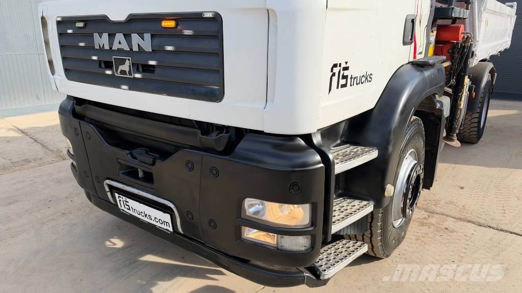 MAN 18.410 4x2 MEILLER TIPPER - CRANE PK 18002 Самоскиди