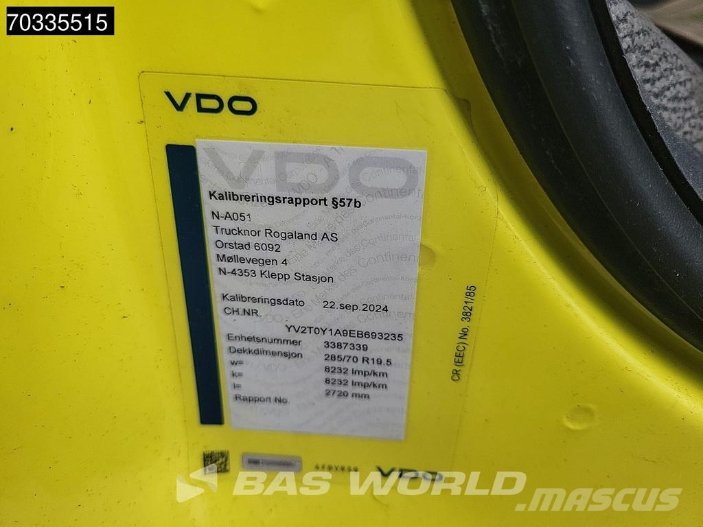 Volvo FL 280 FL 4X2 16tonner LOW Mileage! 1500kg Ladebor Sanduk kamioni