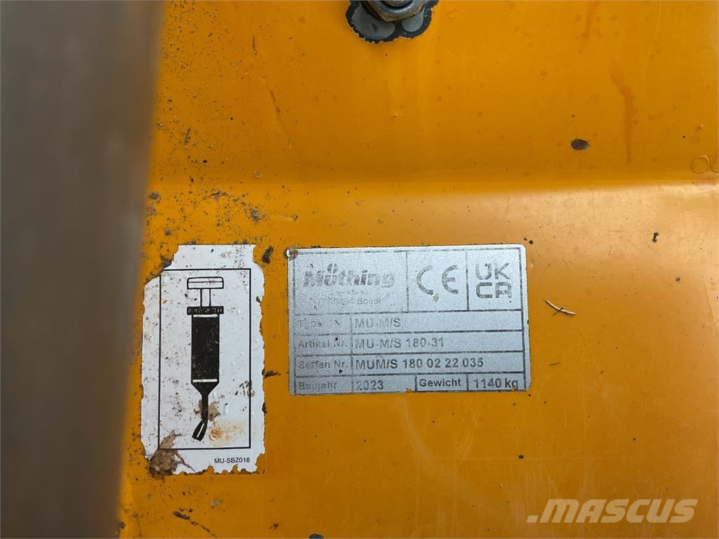Müthing MU-M/S 180 Cits lopbarības novācēju, kombainu aprīkojums