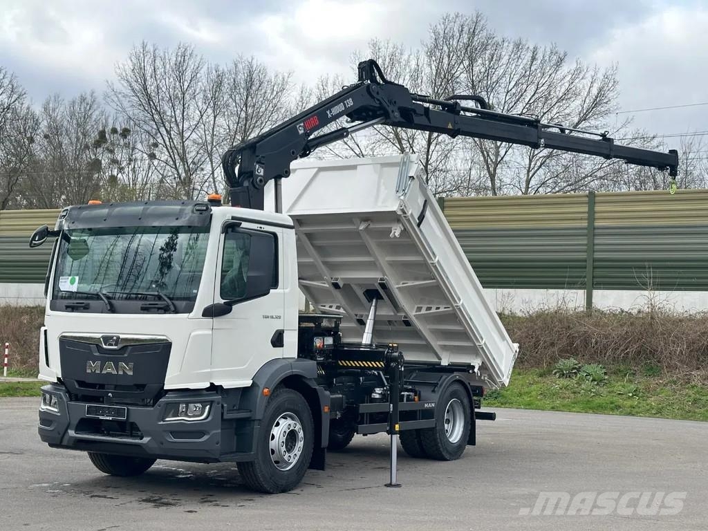 MAN TGM 18.320 MAN TGM 18.320 4x2 Euro6e Hiab X-HiDuo Tipper trucks