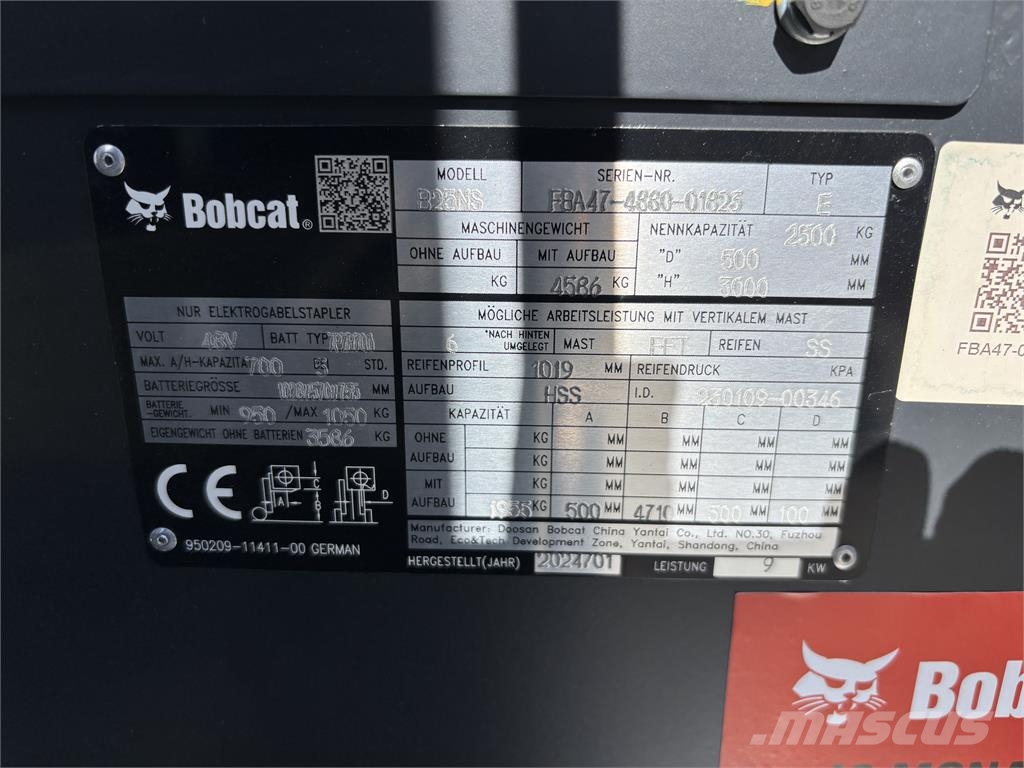 Bobcat B25NS Lithium Neugerät!! Električni viličarji