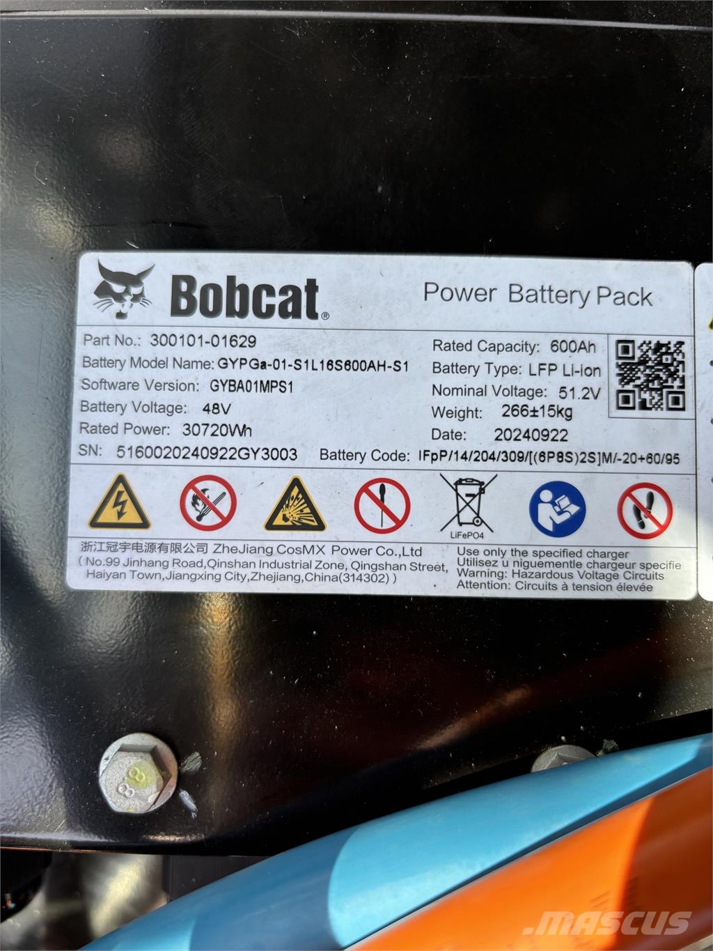 Bobcat B25NS Lithium Neugerät!! Električni viličarji