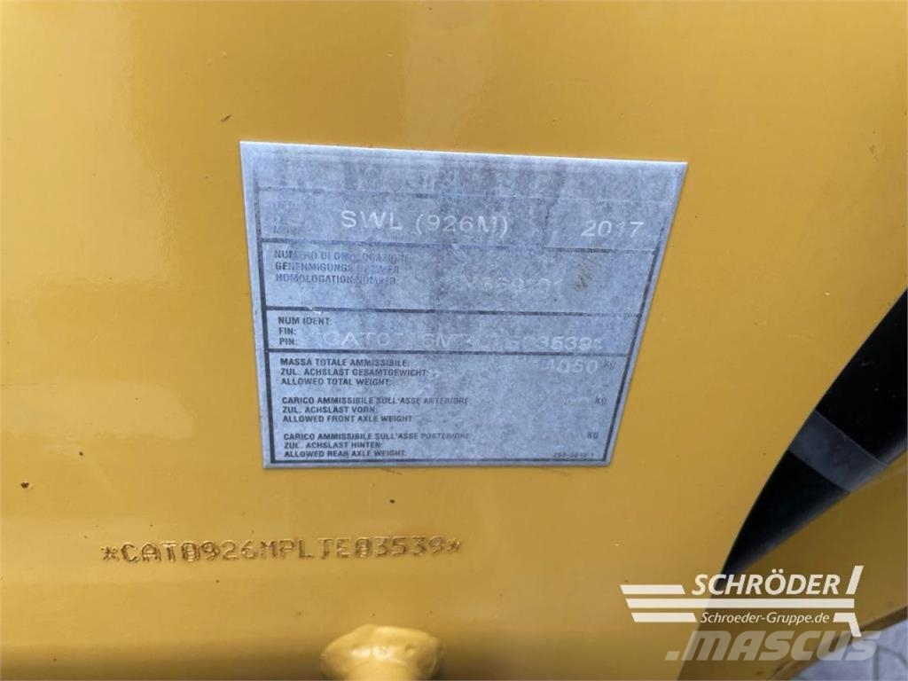 CAT 926 M AGRAR HIGH LIFT Radlader
