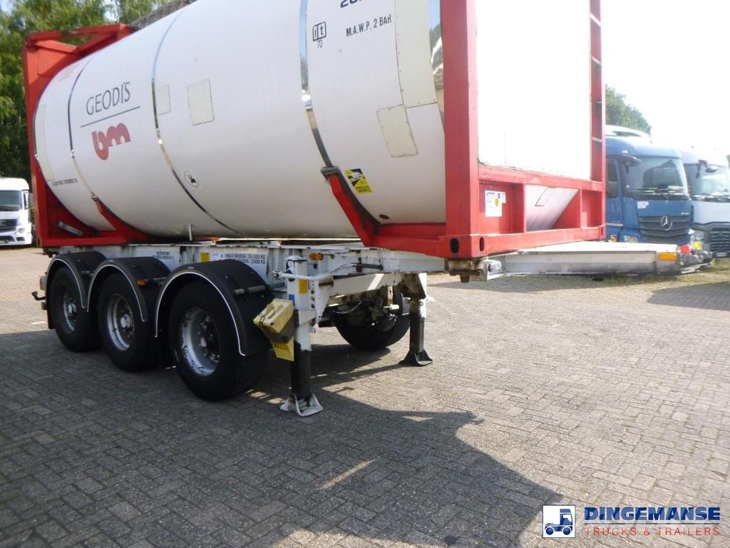 LAG 3-axle container trailer 20 ft Containerchassis