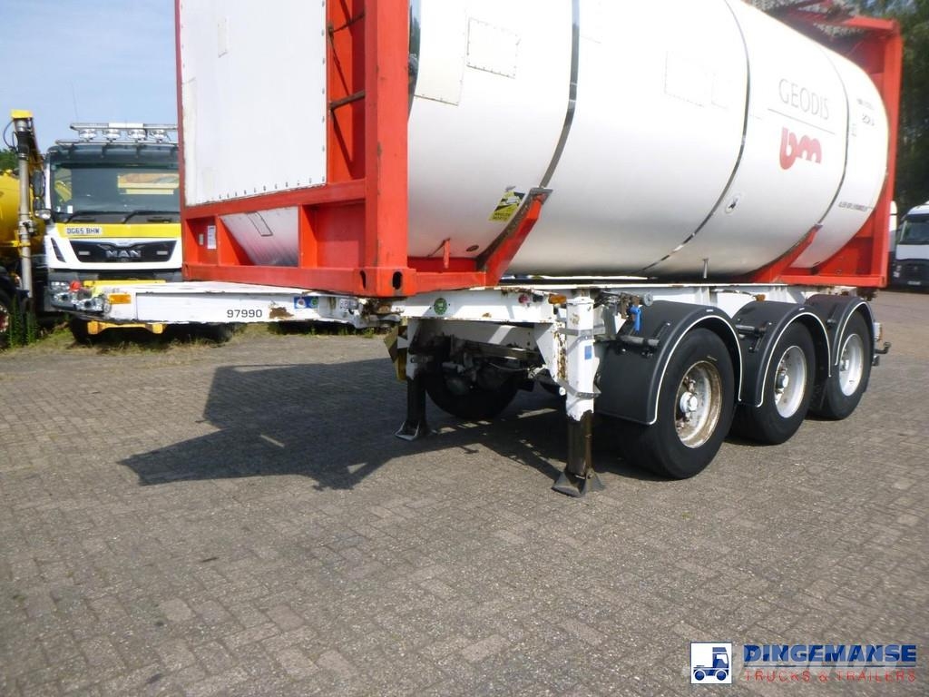 LAG 3-axle container trailer 20 ft Containerchassis