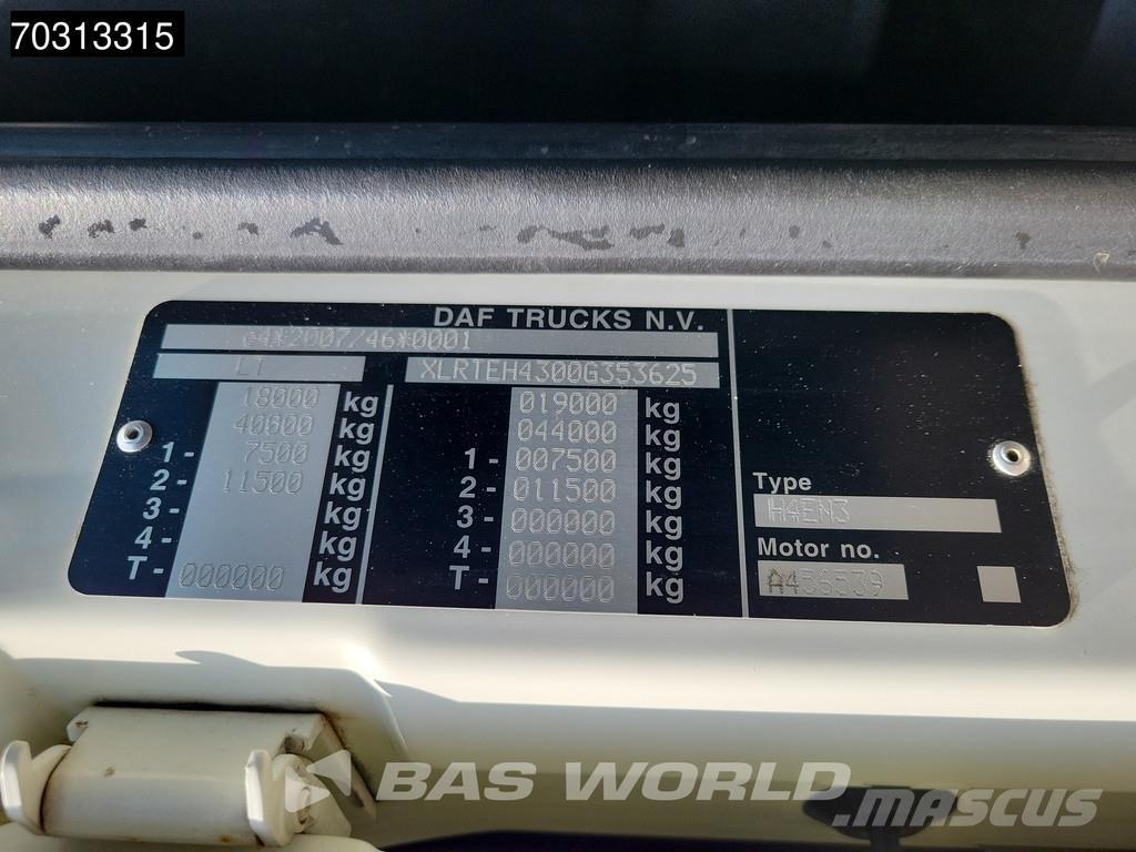 DAF XF 480 4X2 SC Mega 2xTanks Standklima ACC Sattelzugmaschinen