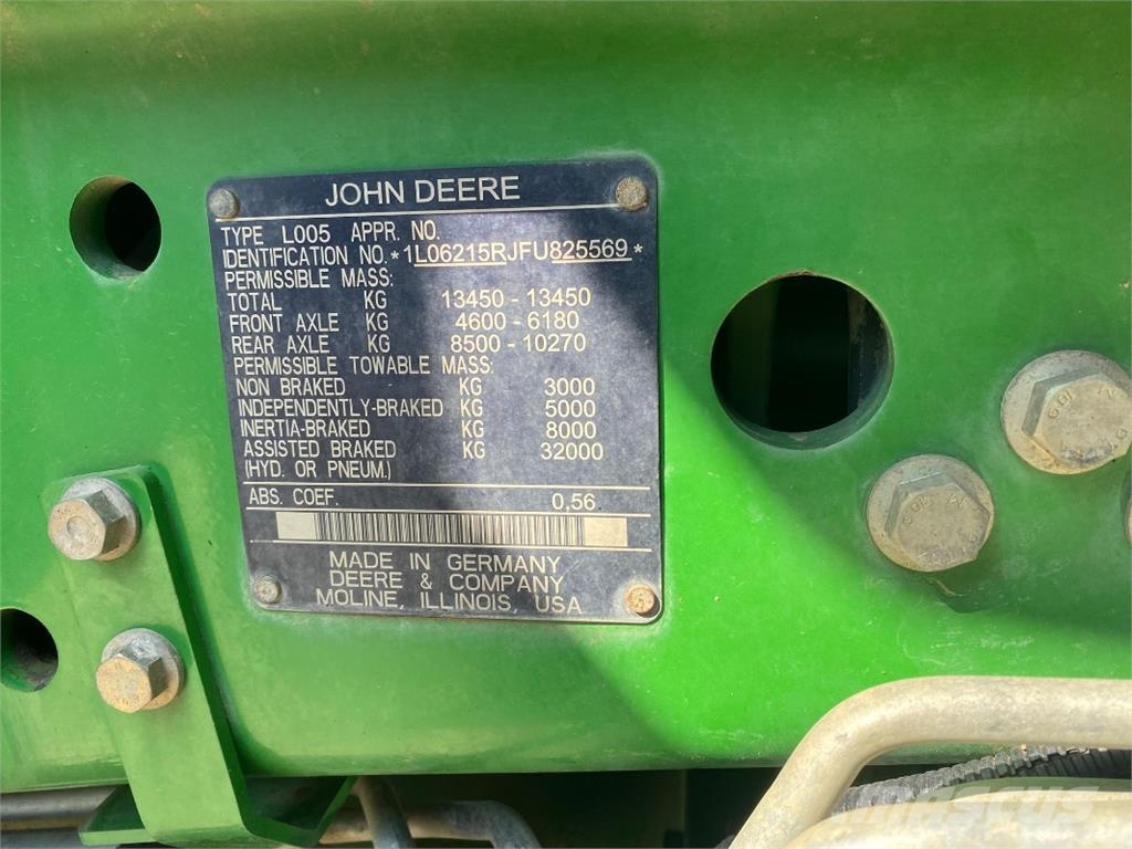 John Deere 6215R - Getriebedefekt Tratores Agrícolas usados