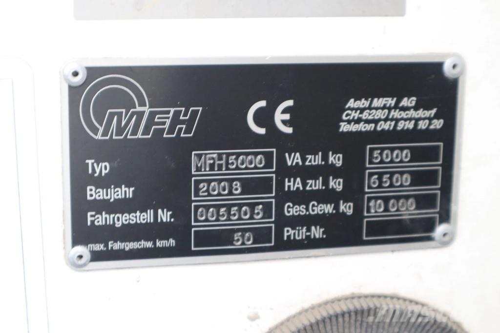 Aebi MFH 5000 | FRONT BRUSH | 1.000 L TANK | SWEEPER كناسات