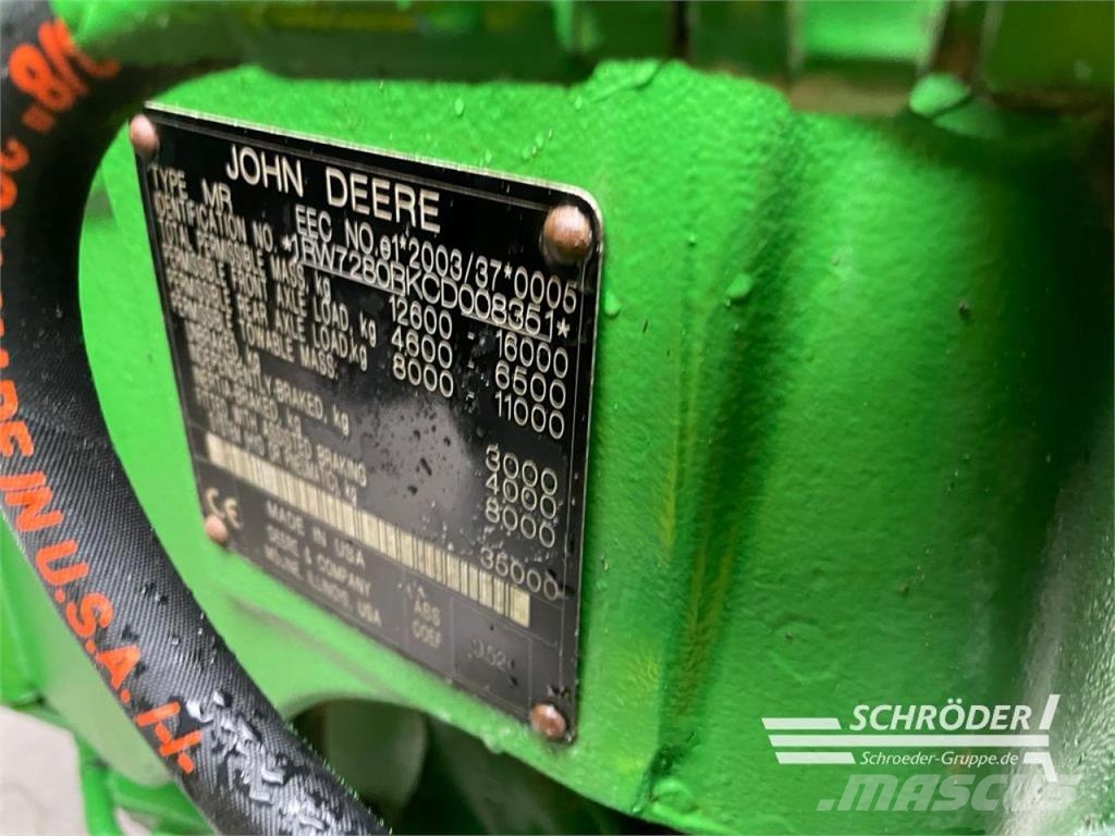 John Deere 7280 R AUTOPOWER Tractores