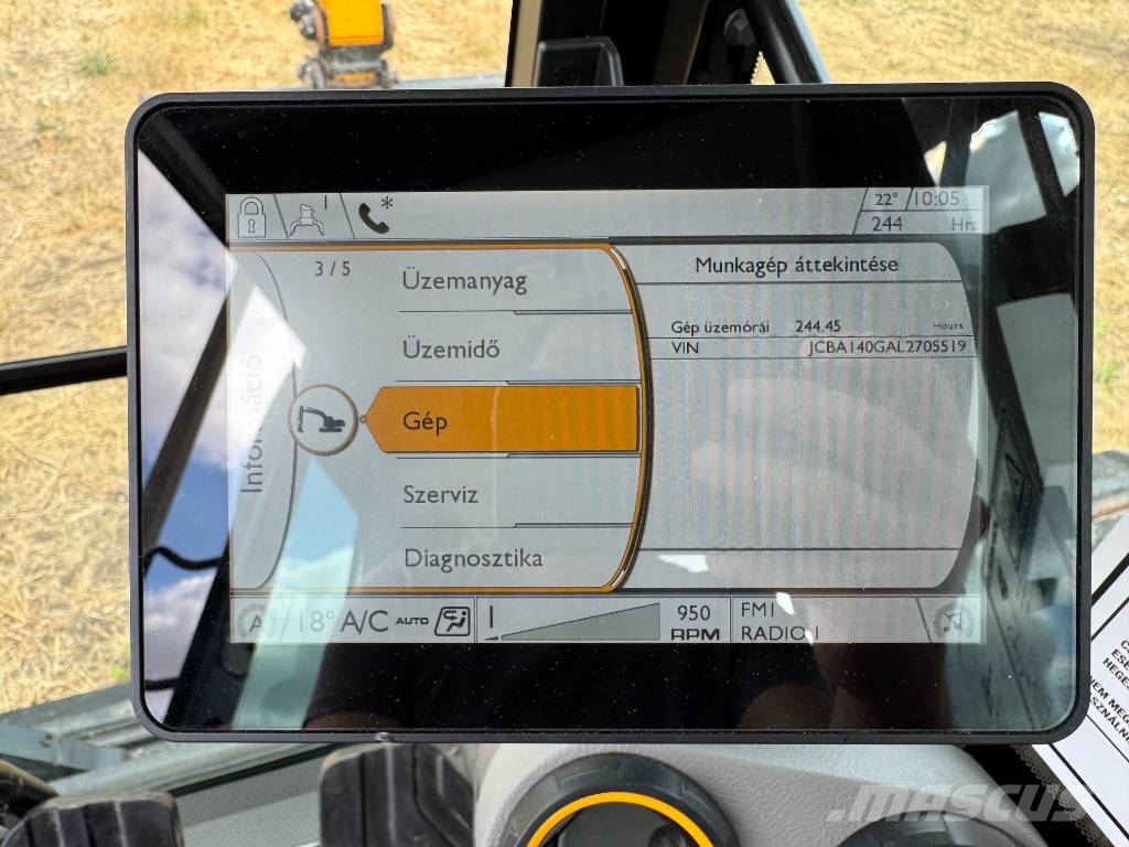 JCB 140 X Rupsgraafmachines