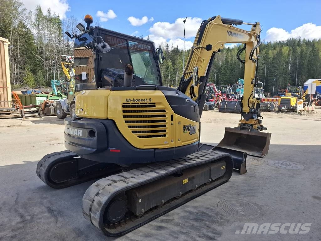 Yanmar Vio 80-1A حفارات وسط 7 طن - 12 طن