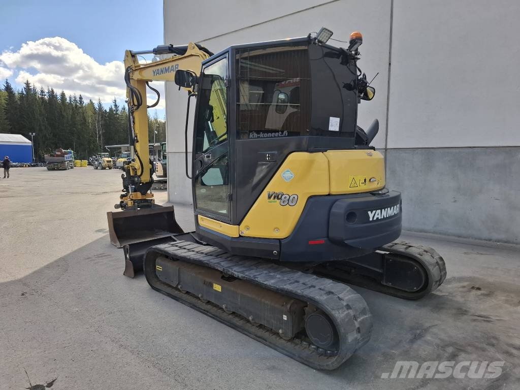 Yanmar Vio 80-1A حفارات وسط 7 طن - 12 طن