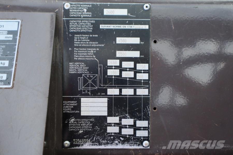Manitou M26-4 Valid inspection, Diesel, 4x4 Drive, 4500mm Apvidus autokrāvējs