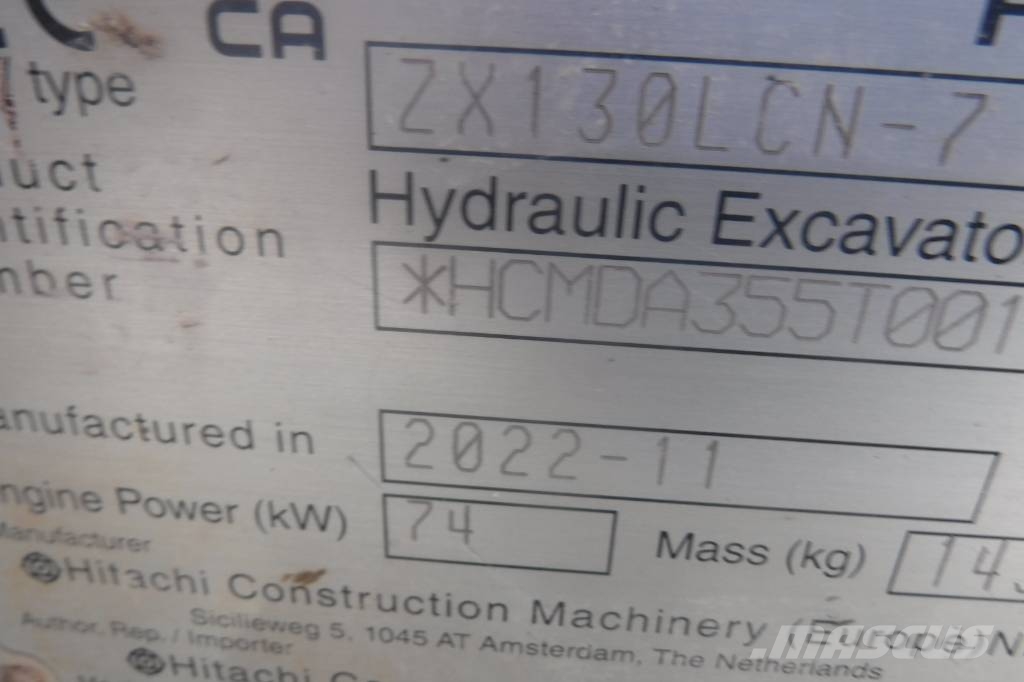 Hitachi ZX 130 LC N-7 Excavadoras de cadenas