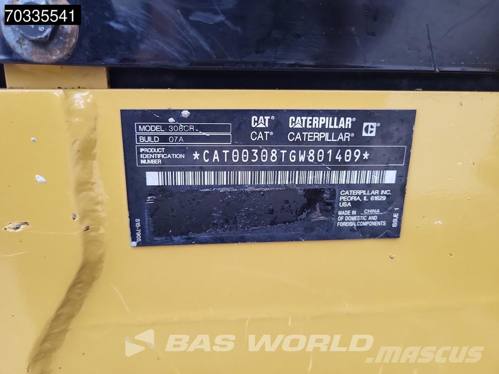 CAT 308 CR Minigraafmachines < 7t