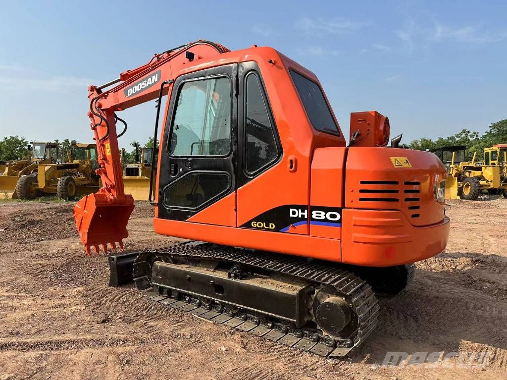 Doosan DH80 中型油圧ショベル 7t-12t(ユンボ・パワーショベル・バックホー)