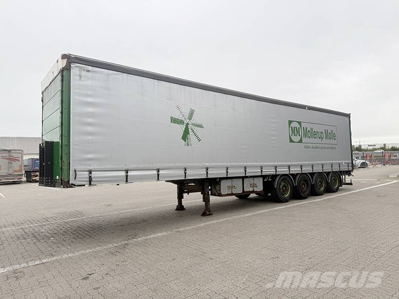Kel-Berg 4 axle Curtainsider / 4 achse Planenauflieger Semi-trailer med Gardinsider
