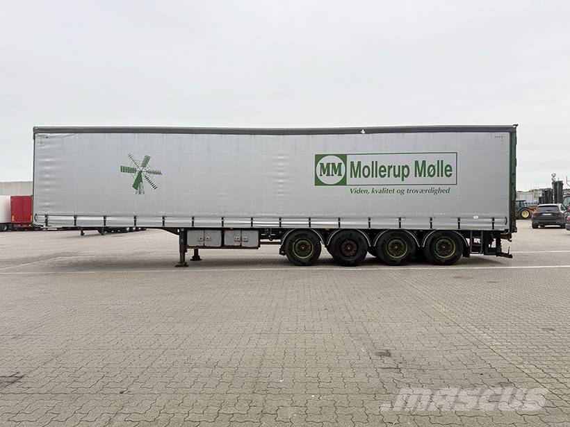 Kel-Berg 4 axle Curtainsider / 4 achse Planenauflieger Semi-trailer med Gardinsider