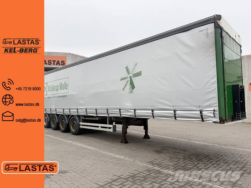 Kel-Berg 4 axle Curtainsider / 4 achse Planenauflieger Semi-trailer med Gardinsider