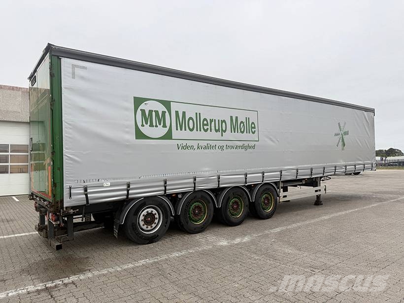 Kel-Berg 4 axle Curtainsider / 4 achse Planenauflieger Semi-trailer med Gardinsider