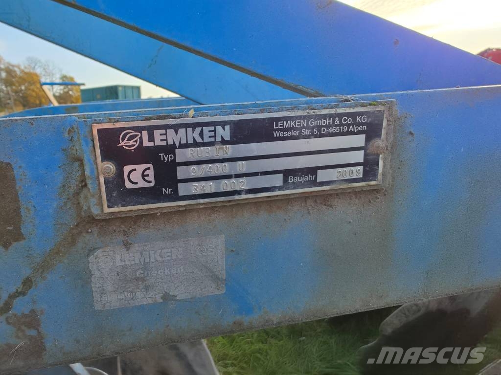 Lemken Rubin 9/400 U 디스크 하로우(쇄토기)