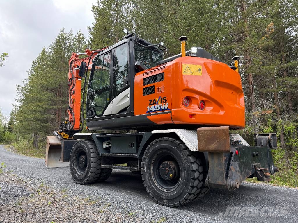 Hitachi ZX 145 W-6 hjulgrävare 1.095.000:-+m ZX145w-6, 2018, Ås