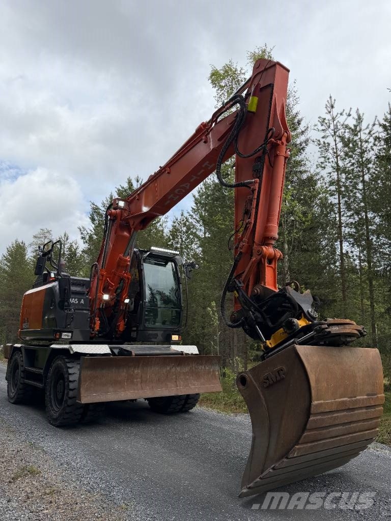 Hitachi ZX 145 W-6 hjulgrävare 1.095.000:-+m ZX145w-6, 2018, Ås