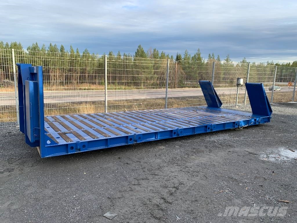Lastväxlarflak Maskinflak 6,5m med lösa ramper Demonterbare/wirehejs